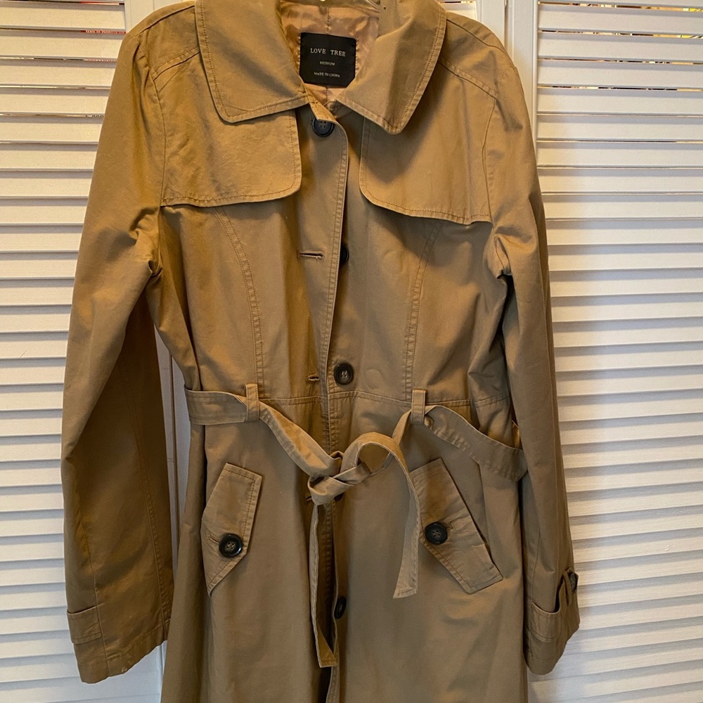 Dark Beige medium length coat
